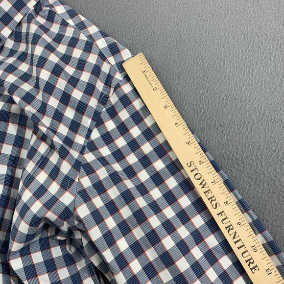 Jos. A.Bank Button Down Shirt Mens Medium Long Sleeve Tailored Fit Gingham Check - Picture 16 of 16